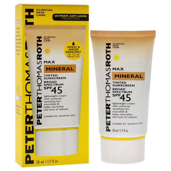 Max Mineral Tinted Sunscreen SPF 45 by Peter Thomas Roth Unisex 1.7 oz Sunscreen - Picture 3 of 4